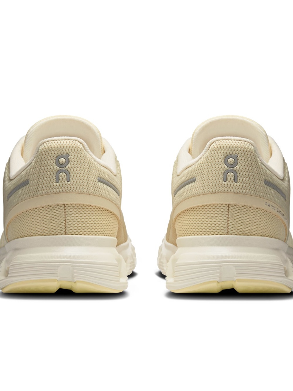 On Running Cloud 6 Athletic Shoe in Cream Beige - Picture 5 of 9